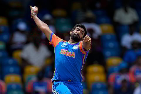 Jasprit Bumrah bowls against Afghanistan